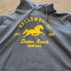 Wrangler Yellowstone cropped hoodie